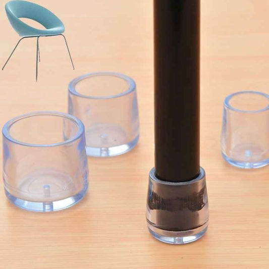 4 PCS Pipe Shaped Chair Cap, Internal Diameter: 21mm