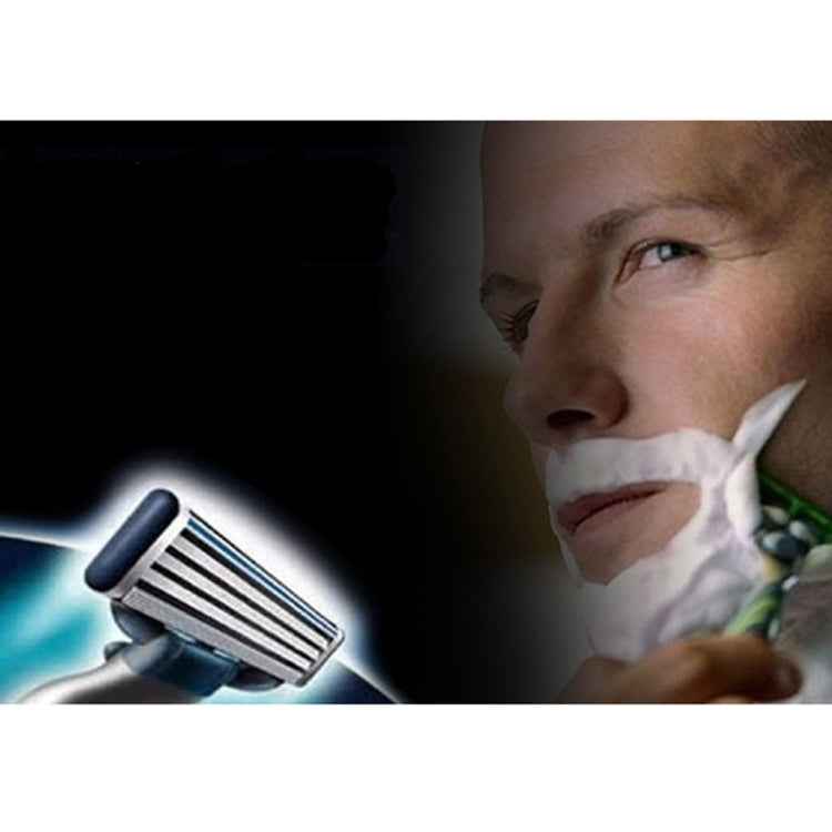 4 PCS Face Care Barber Shaving Razor Blade Refills Replacement Kit for Man
