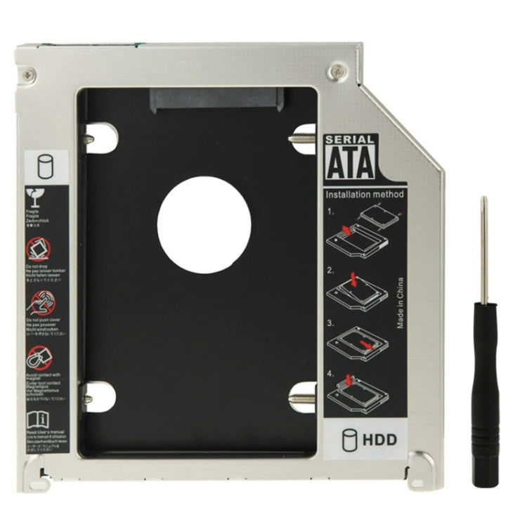 2.5 inch Second HDD Hard Drive Caddy SATA to SATA for Apple MacBook Pro, Thickness: 9.5mm, SATA to SATA