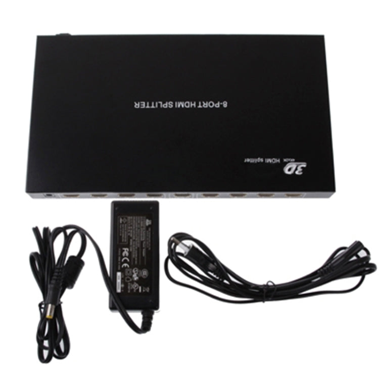 1 x 8 Full HD 1080P HDMI Splitter with Switch, V1.4 Version, Support 3D & 4K x 2K, 1x8 HDMI, Support 4Kx2K