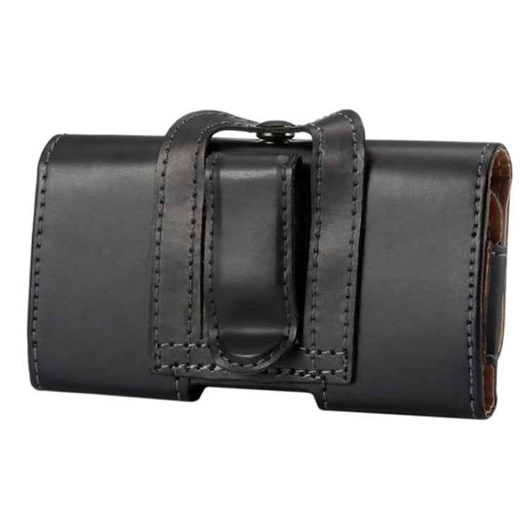 Crazy Horse Texture Vertical Flip Leather Case / Waist Bag with Back Splint for iPhone 4G