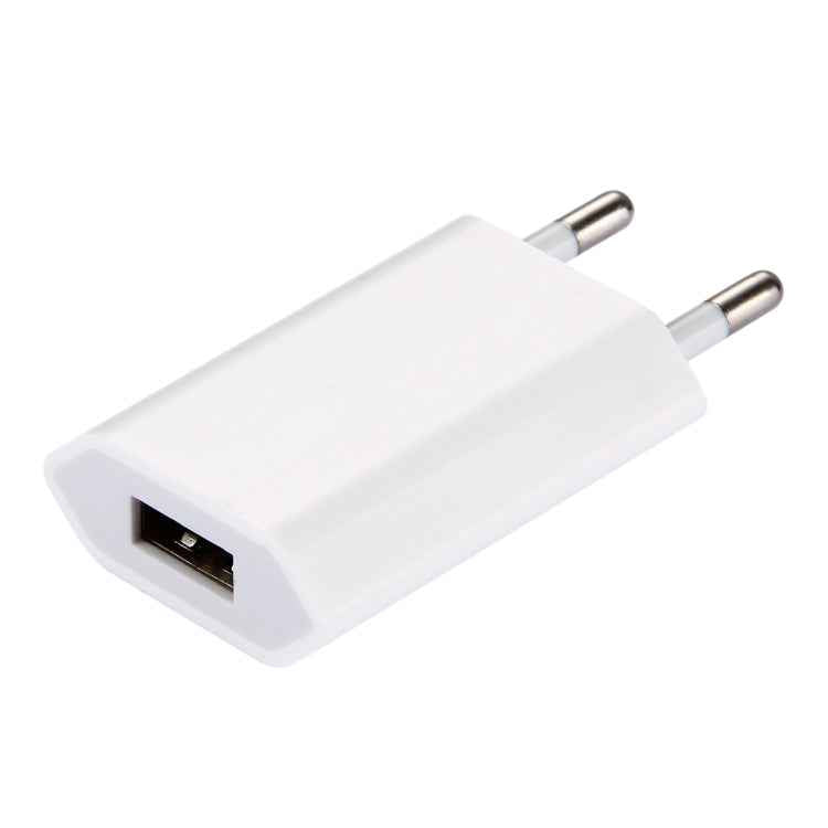 5V / 1A Single USB Port Charger Travel Charger, EU Plug