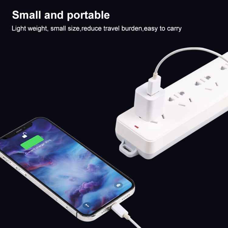 A2165 5V 1A Single USB Interface Mini Travel Charger, US Plug
