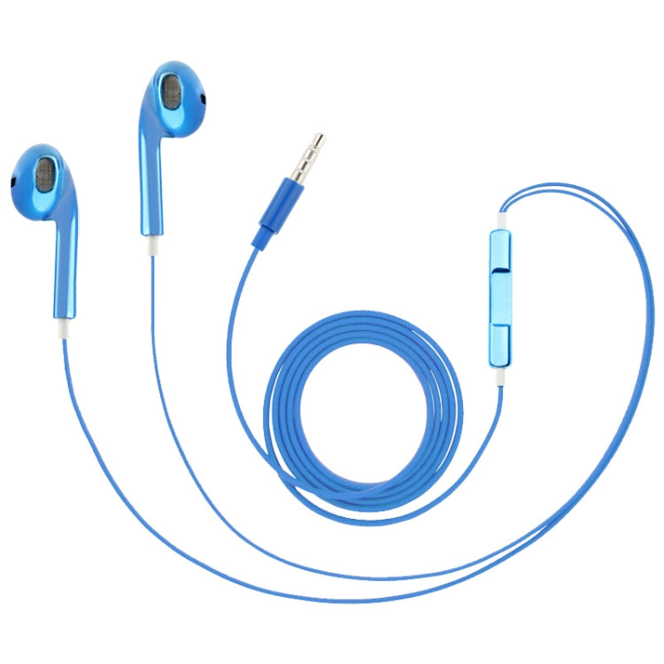 3.5mm Stereo Electroplating Wire Control Earphone for Android Phones / PC / MP3 Player / Laptops