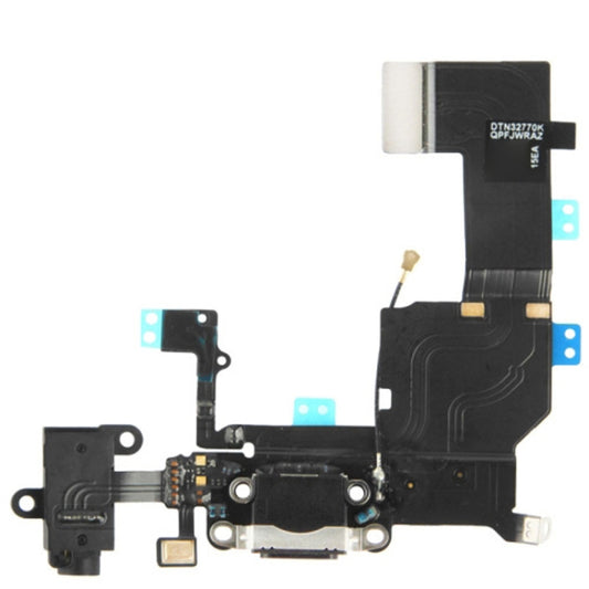 2 in 1 for iPhone 5C (Original Tail Connector Charger + Original Headphone Audio Jack Ribbon) Flex Cable, For iPhone 5C