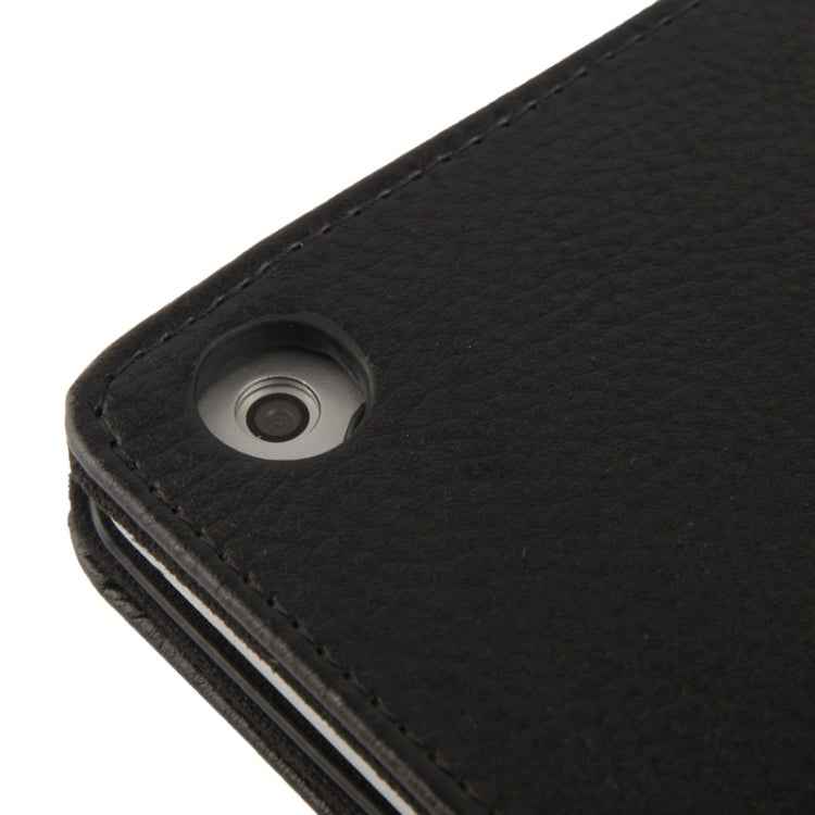 Litchi Texture Flip Leather Case with Holder & Sleep / Wake-up Function for iPad Air