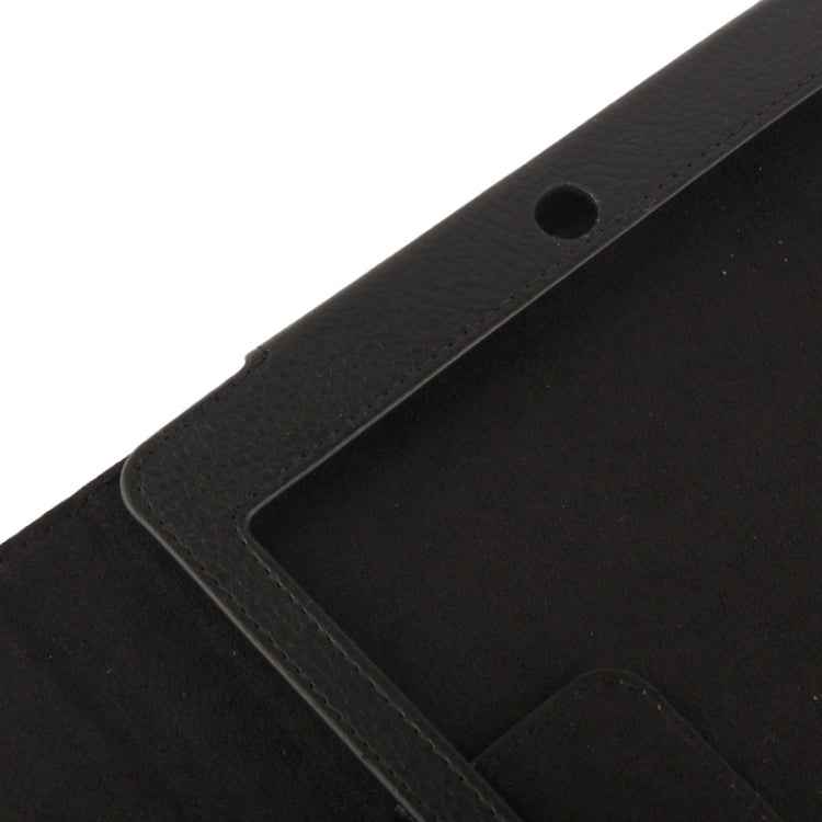 Litchi Texture Flip Leather Case with Holder & Sleep / Wake-up Function for iPad Air