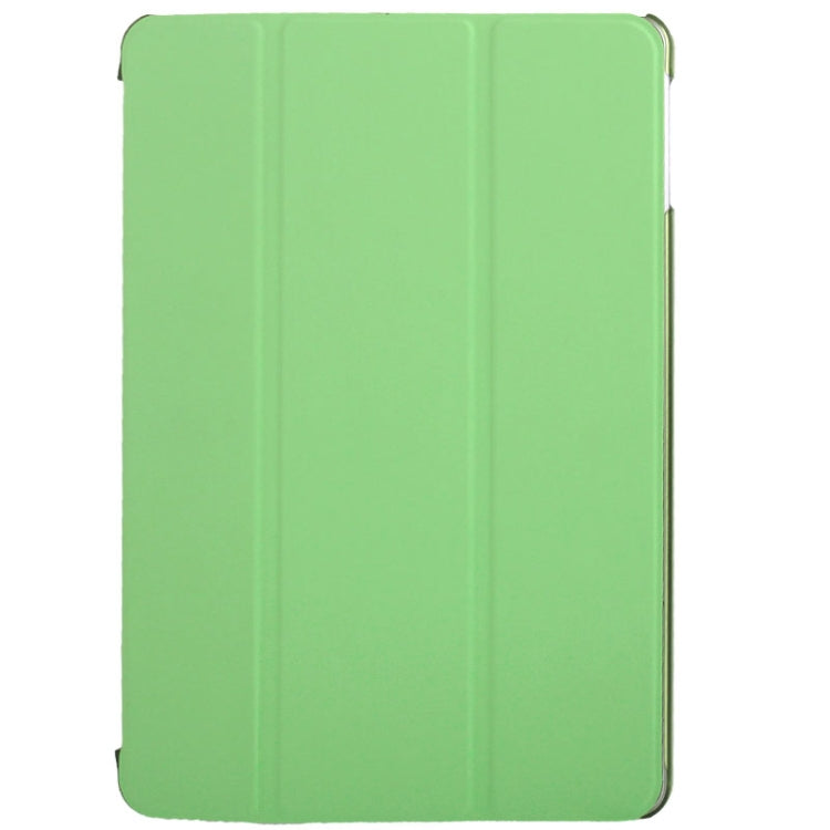 3-folding Leather Cover Frosted Plastic Case with Holder & Sleep / Wake-up Function for iPad Air