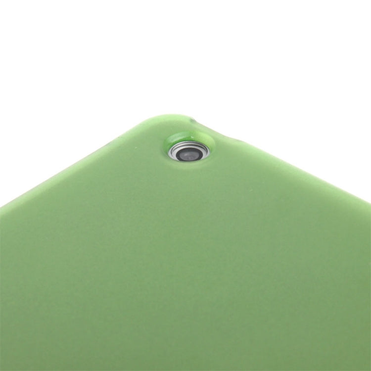 3-folding Leather Cover Frosted Plastic Case with Holder & Sleep / Wake-up Function for iPad Air