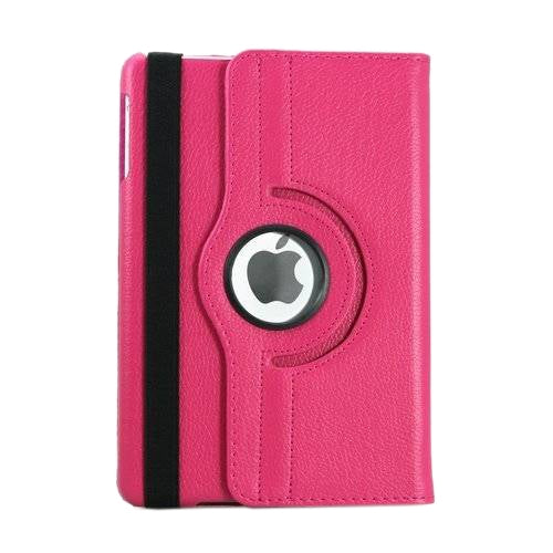 For iPad 9.7 (2018) & iPad 9.7 (2017) & Air 2 & Air 360 Degree Rotation Litchi Texture Leather Case with 2 Gears Holder