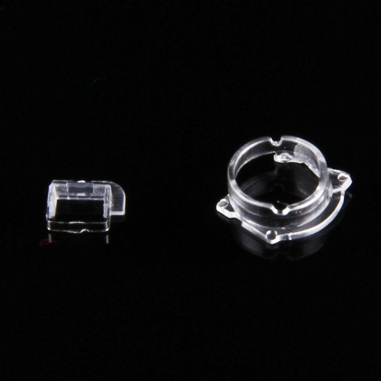 100 PCS Transparent Plastic Camera Lens Frame for iPhone 5 & 5S & 5C, 100pcs Camera Frame