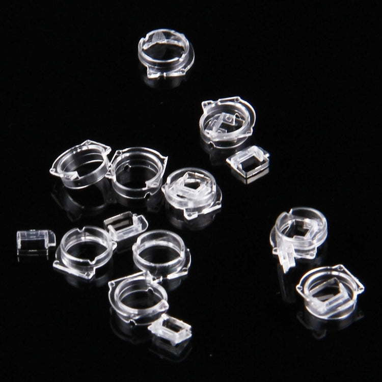 100 PCS Transparent Plastic Camera Lens Frame for iPhone 5 & 5S & 5C, 100pcs Camera Frame