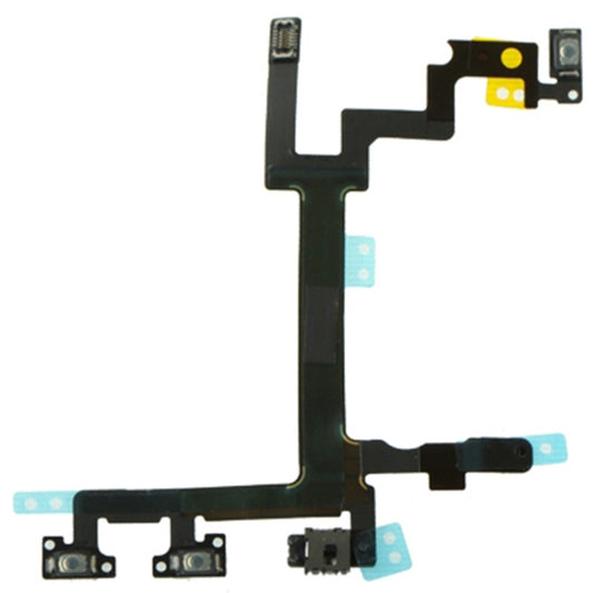 Original Switch Flex Cable (Power Button Volume and Silent Switch Keypad) for iPhone 5, For iPhone 5