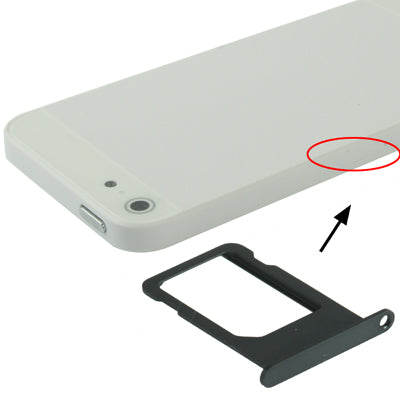 Original Sim Card Tray Holder for iPhone 5, For iPhone 5 (Single), For iPhone 5 - BSPART