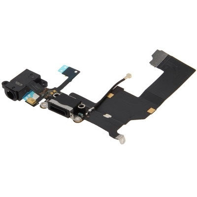 Original Tail Connector Charger Flex Cable + Headphone Audio Jack Ribbon Flex Cable for iPhone 5, For iPhone 5