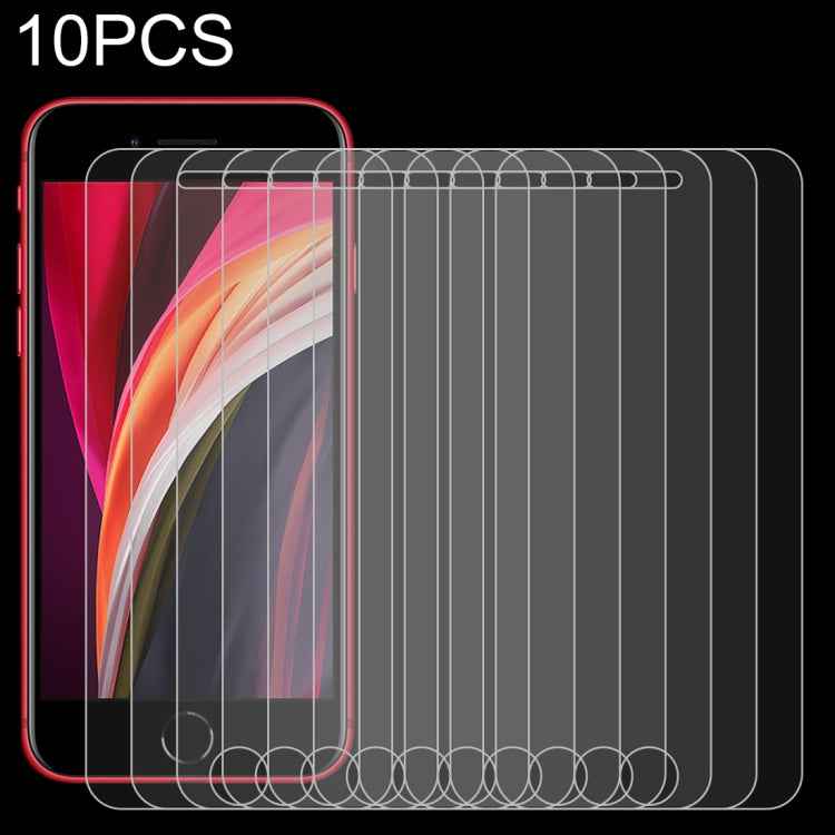10 PCS for iPhone SE & 5 & 5S & 5C 0.26mm 9H Surface Hardness 2.5D Explosion-proof Tempered Glass Screen Film