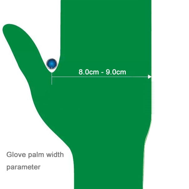 100 PCS AMMEX Durable Disposable Nitrile Rubber Gloves, Size: M