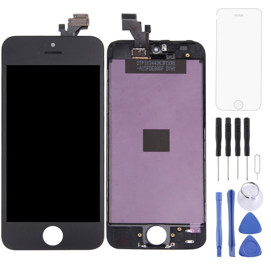 Écran LCD avec cadre pour iPhone 5, 3 en 1, noir