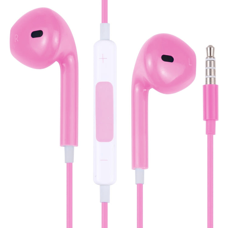 EarPods Wired Headphones Earbuds with Wired Control & Mic, White, Rose Gold, Red, Blue, Black, Green, Orange, Magenta