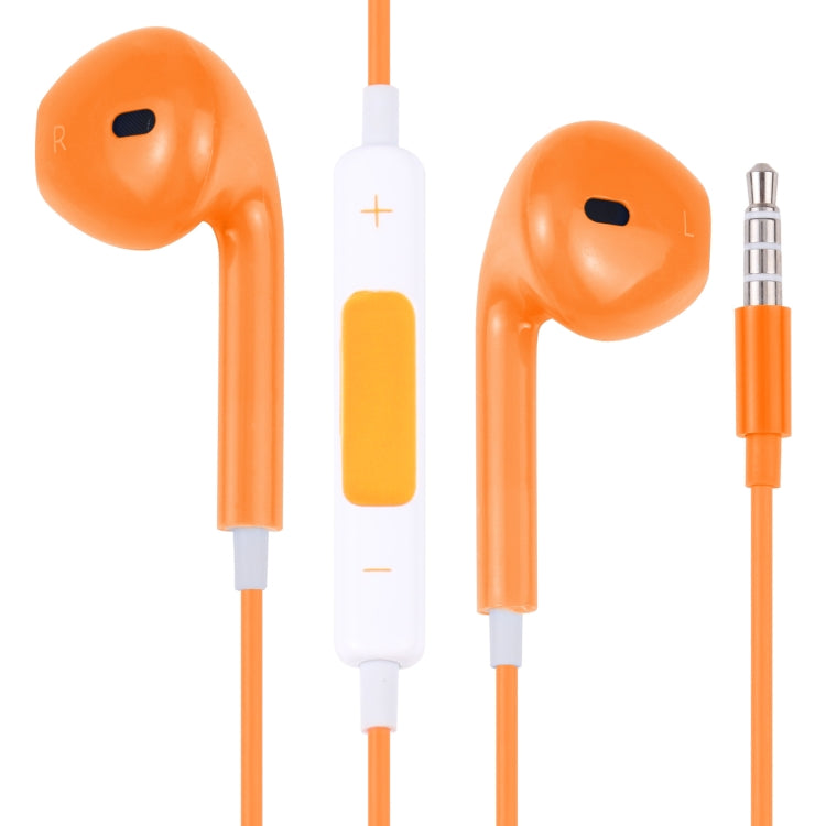 EarPods Wired Headphones Earbuds with Wired Control & Mic, White, Rose Gold, Red, Blue, Black, Green, Orange, Magenta