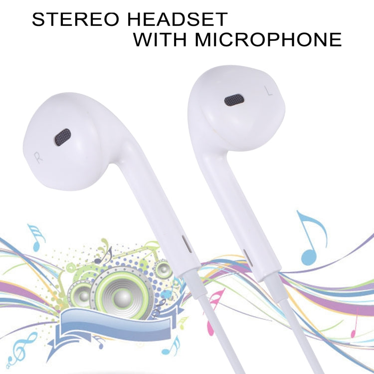 EarPods Wired Headphones Earbuds with Wired Control & Mic, White, Rose Gold, Red, Blue, Black, Green, Orange, Magenta