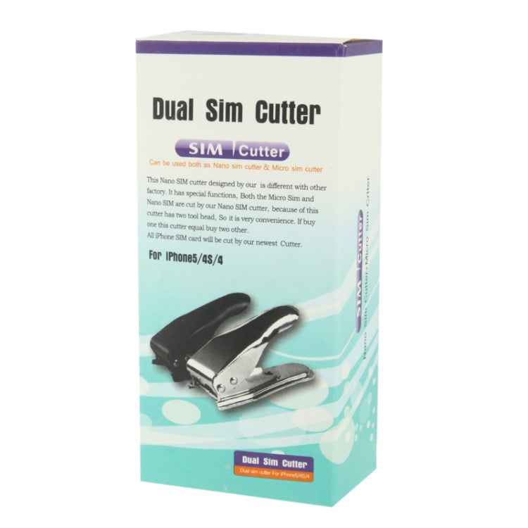 Dual Nano Sim Cutter for iPhone / Samsung / Huawei / Xiaomi  (With Nano SIM to Micro SIM Card Adapter + Nano SIM to Standard SIM Card Adapter + Micro SIM to Standard SIM Card Adapter + Sim Card Tray Holder Eject Pin Key Tool)