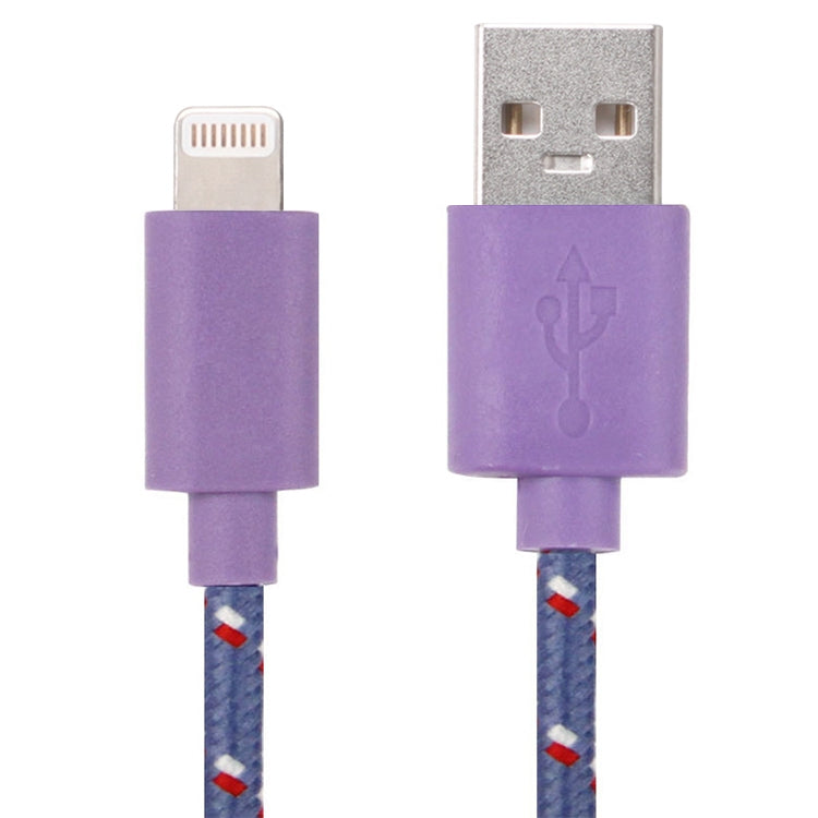 Câble de chargement USB en nylon de 2 m pour iPhone et iPad