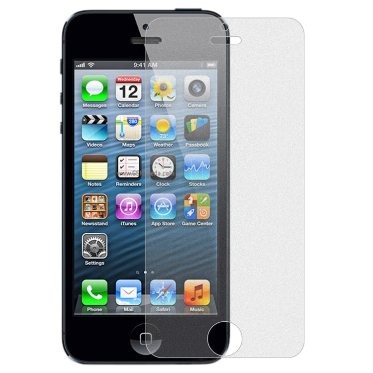 10 PCS Non-Full Matte Frosted Tempered Glass Film for iPhone 5 / 5S / 5C, For iPhone 5 / 5S / 5C(10 PCS)