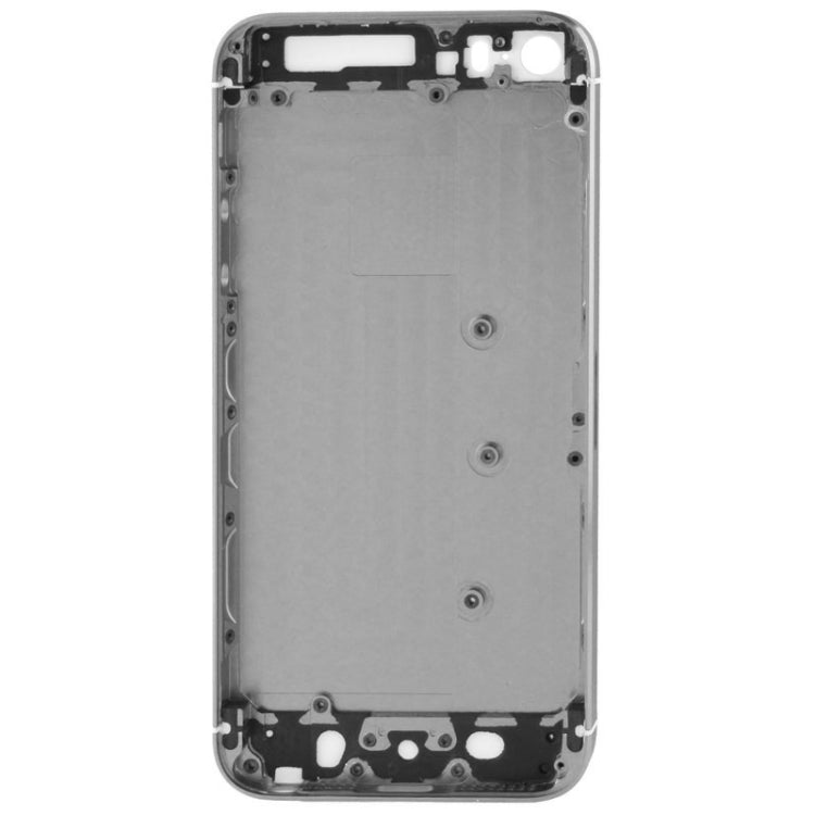 Full Housing Alloy  Back Cover with Mute Button + Power Button + Volume Button + Nano SIM Card Tray for iPhone 5S, For 5S, For iPhone 5S