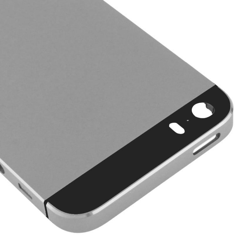 Full Housing Alloy  Back Cover with Mute Button + Power Button + Volume Button + Nano SIM Card Tray for iPhone 5S, For 5S, For iPhone 5S