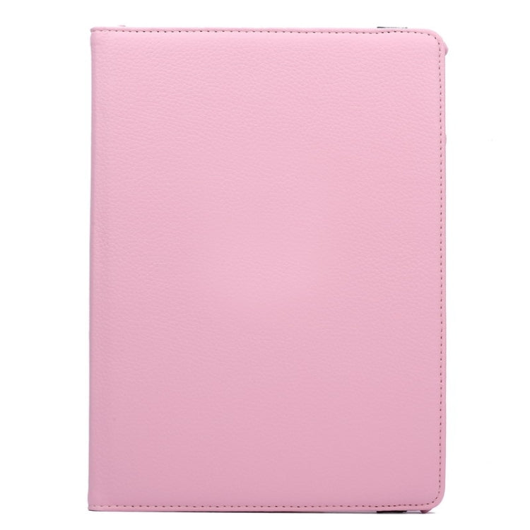 360 Degree Rotation Litchi Texture Flip Leather Case with 2 Gears Holder for iPad Air 2, For iPad Air 2