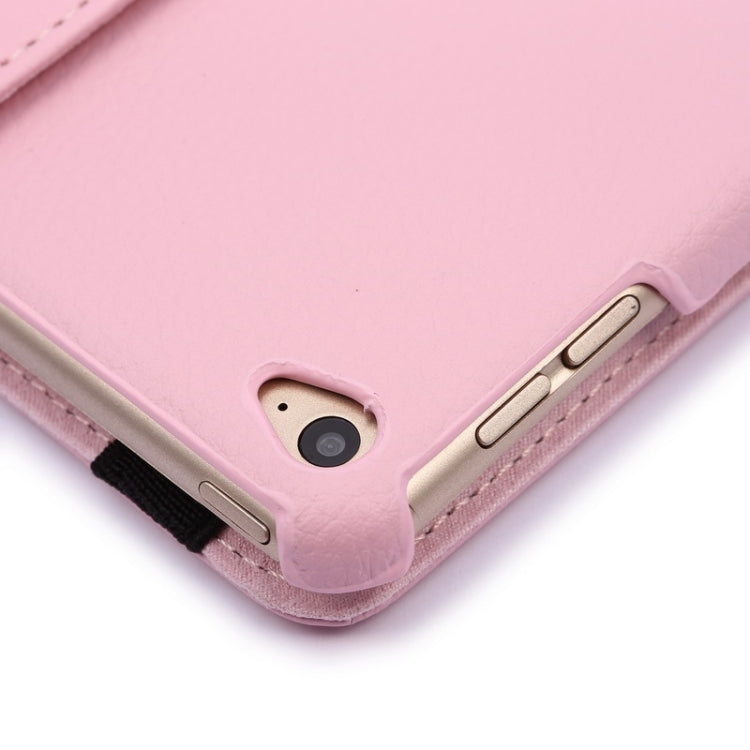 360 Degree Rotation Litchi Texture Flip Leather Case with 2 Gears Holder for iPad Air 2, For iPad Air 2