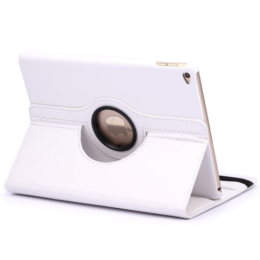 360 Degree Rotation Litchi Texture Flip Leather Case with 2 Gears Holder for iPad Air 2
