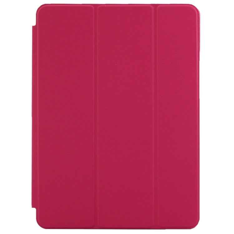 3-fold Naturally Treated Smart Leather Case with Sleep / Wake-up Function & Holder for iPad Air 2