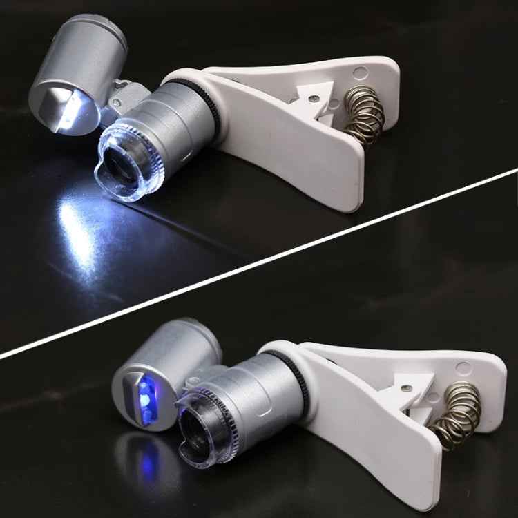 Universal Clip-type LED phone 60X Microscope / Micro Lens