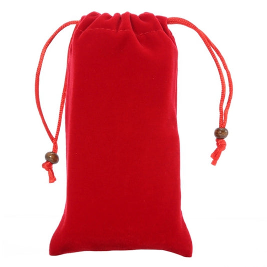 Universal Leisure Cotton Flock Cloth Carry Bag with Lanyard for iPhone 6 / Galaxy S6 / S5 / G900 / S IV / i9500 / SIII / i9300