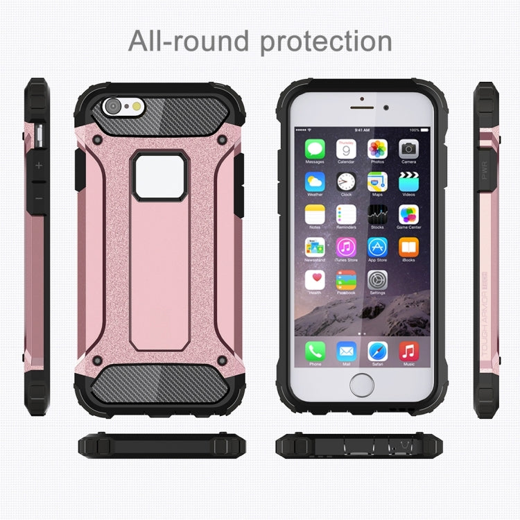 For iPhone 6 & 6s Tough Armor TPU + PC Combination Case
