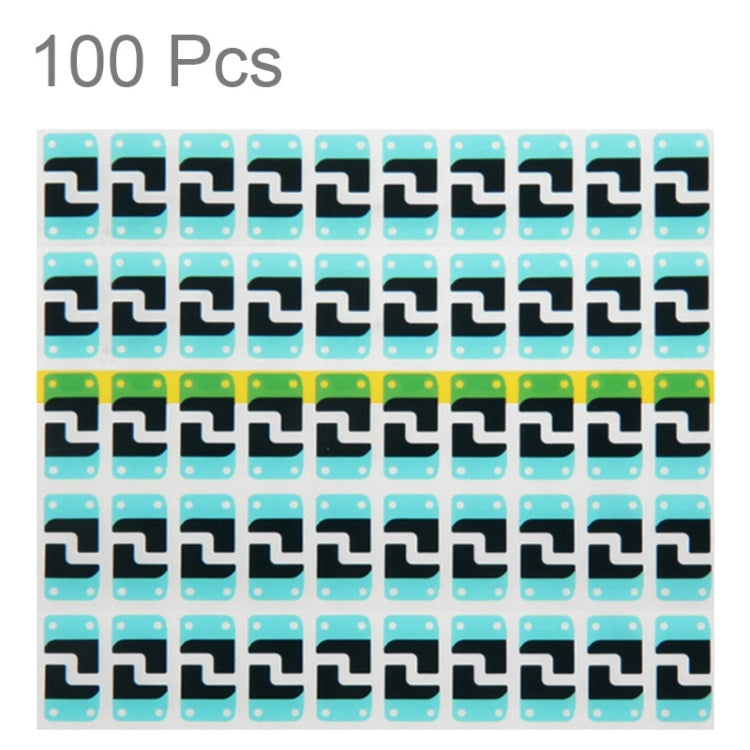 100 PCS for iPhone 6 Home Key Iron Sheet Insulating Cotton Paste Sticker, For 6