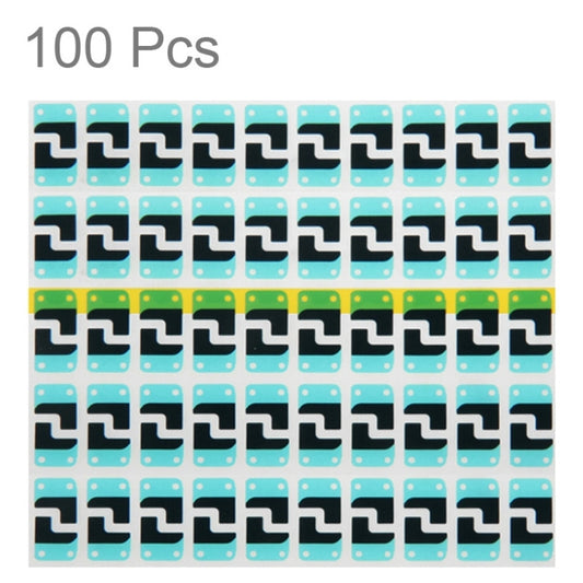 100 PCS for iPhone 6 Home Key Iron Sheet Insulating Cotton Paste Sticker, For 6