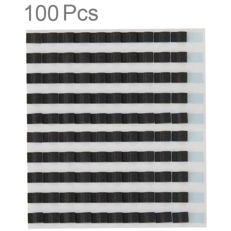 100 PCS for iPhone 6 Home Key Iron Buckle Conductive Cotton Pads Sticker, For 6