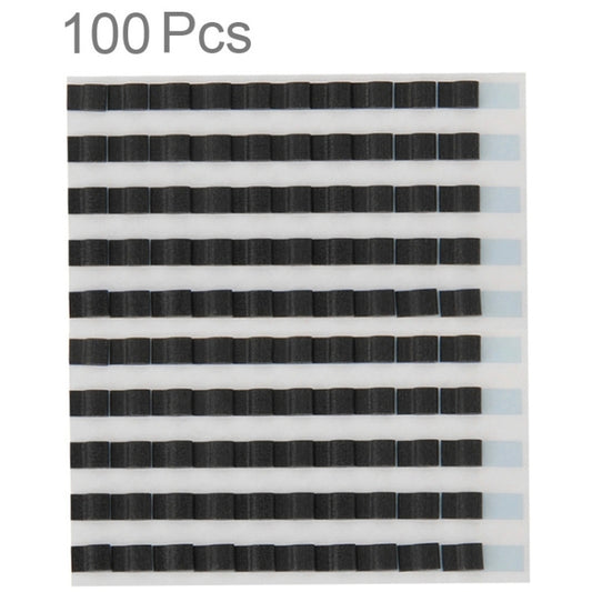 100 PCS for iPhone 6 Home Key Iron Buckle Conductive Cotton Pads Sticker, For 6
