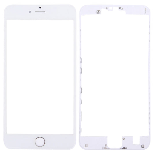 3 in 1 for iPhone 6s Plus (Front Screen Outer Glass Lens + Front Housing LCD Frame + Home Button), For 6s Plus, For iPhone 6s Plus (3 in 1)