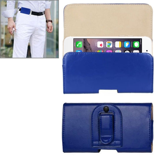 Crazy Horse Texture Horizontal Style Leather Waist Bag for iPhone 6 Plus / Galaxy Note 4 / Note 3 / Note 2 / A5 & A3
