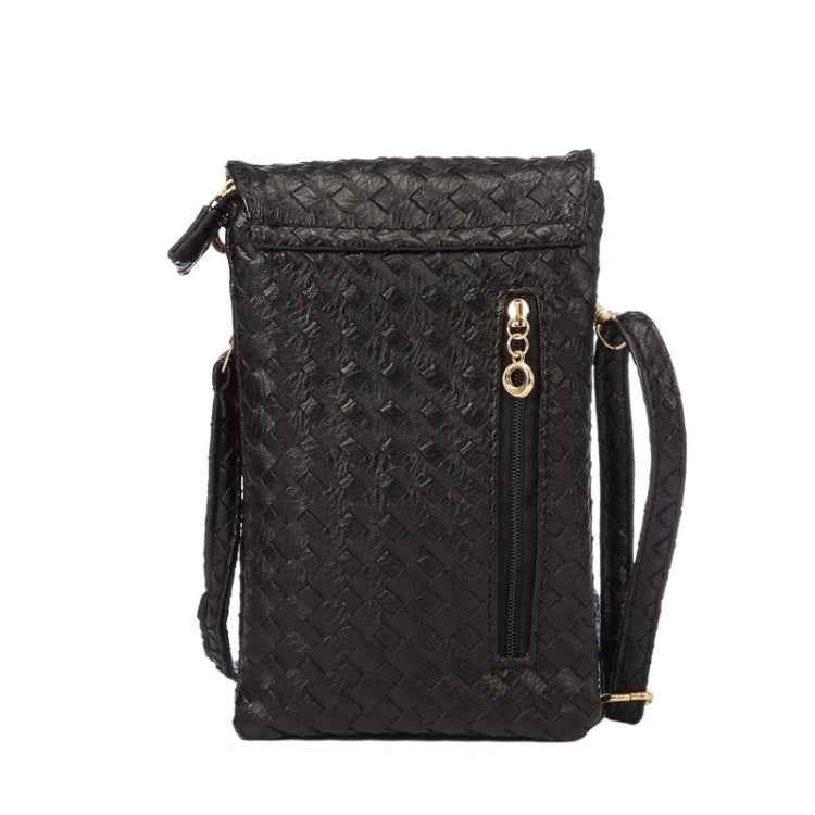 Woven Texture Universal Vertical Style Universal PU Leather Carrying Bag for iPhone 6s Plus / 6 Plus, Galaxy Note 5 & Note 4 & Note 3 / A8 / S6 edge / S6 edge+, Huawei P8 / P7 / Honor 6 Plus