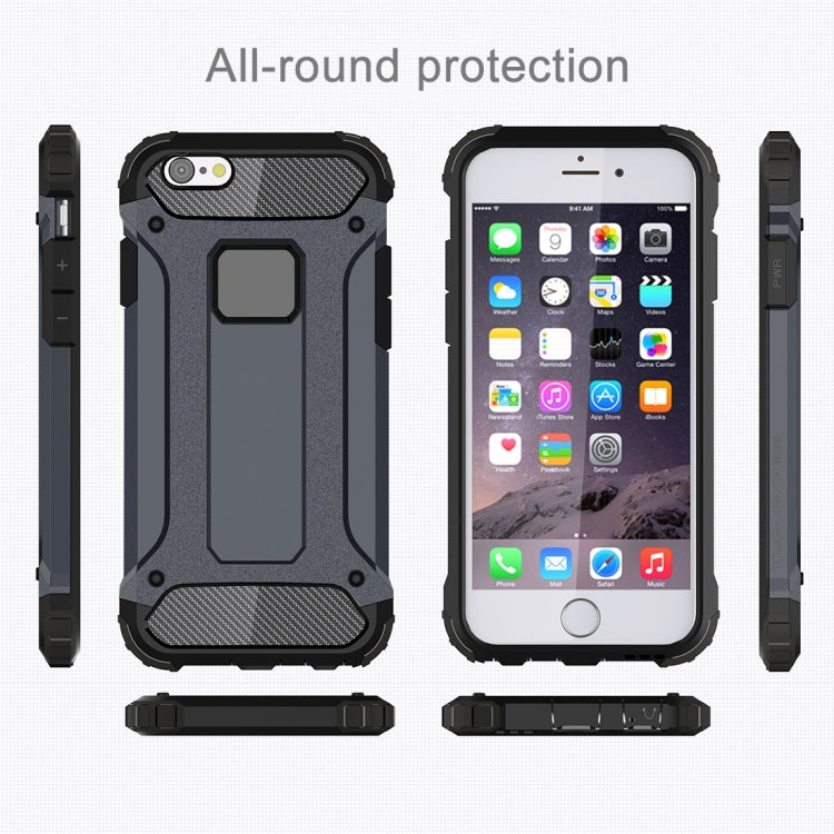 For iPhone 6 Plus & 6s Plus Tough Armor TPU + PC Combination Case
