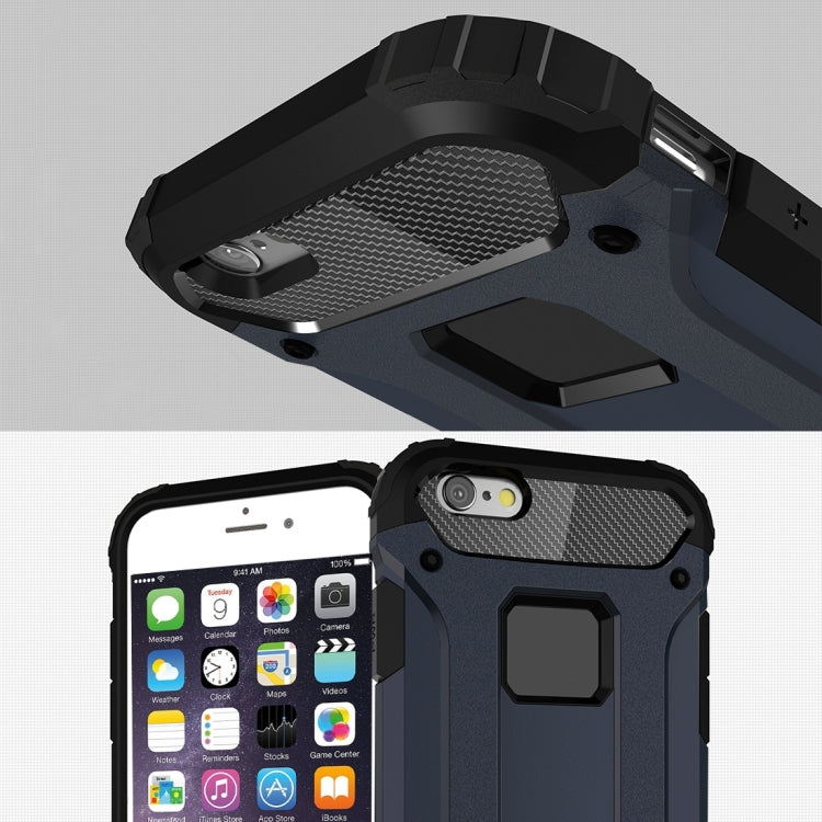 For iPhone 6 Plus & 6s Plus Tough Armor TPU + PC Combination Case