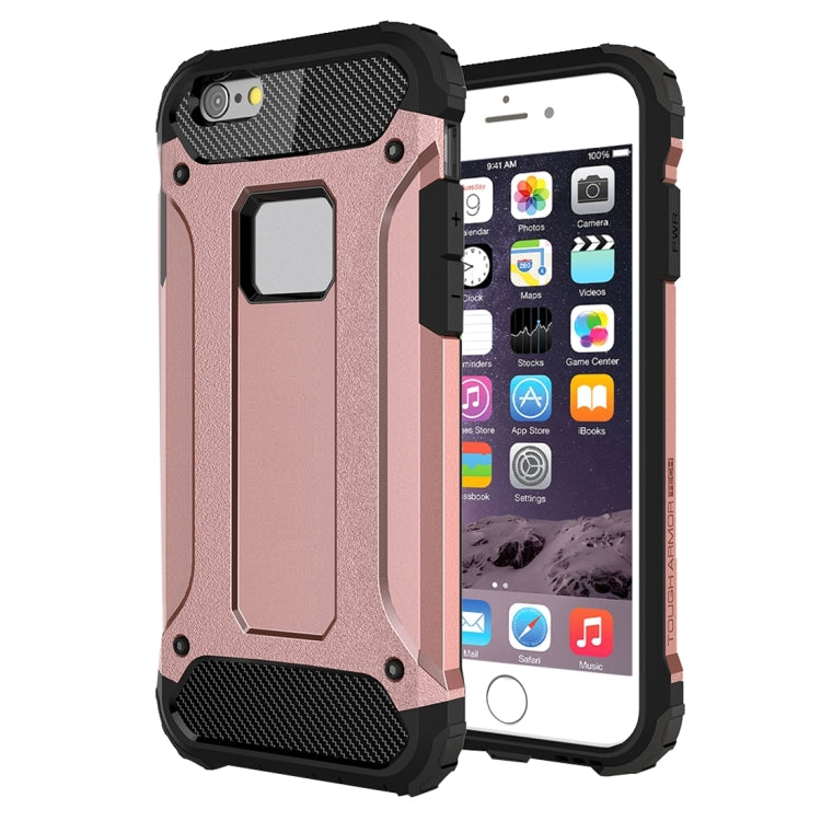 For iPhone 6 Plus & 6s Plus Tough Armor TPU + PC Combination Case