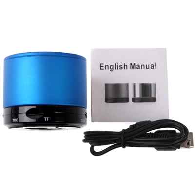 Bluetooth 2.1 Mini Stereo Speaker for iPhone 5 / iPhone 4 & 4S / iPad 4 / New iPad / iPad mini / mini 2 Retina, Built-in Rechargeable Battery, Support TF Card