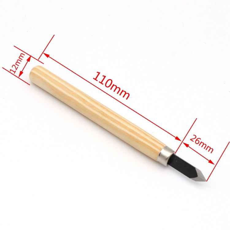 12 PCS / Set Assorted Wood Carving Tools Set with Stainless Steel Blade and Wood Handle