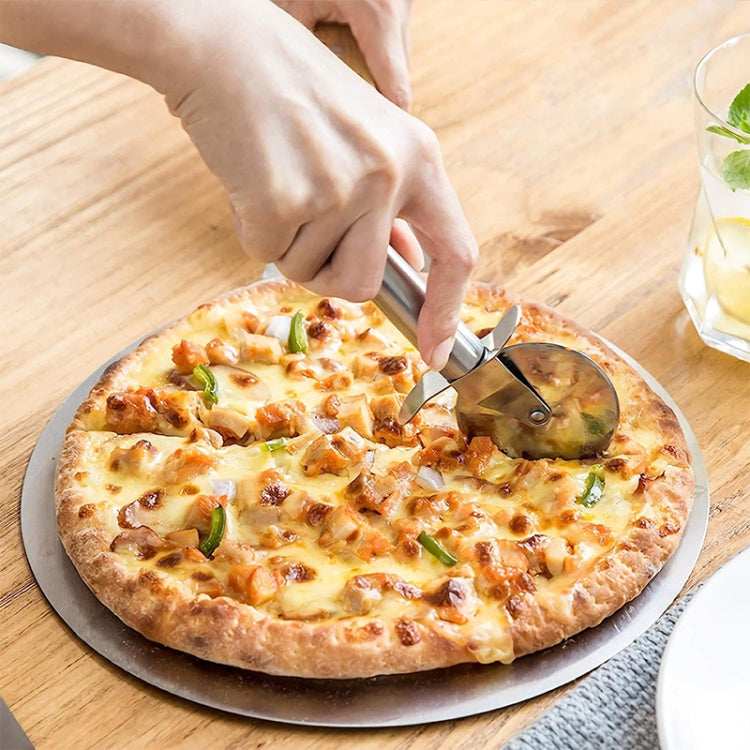 Stainless Steel Round Pizza Cutter Knife